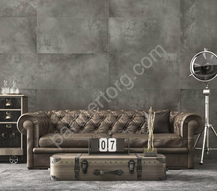 Vibe черный матовый керамогранит Global Tile 60х120см