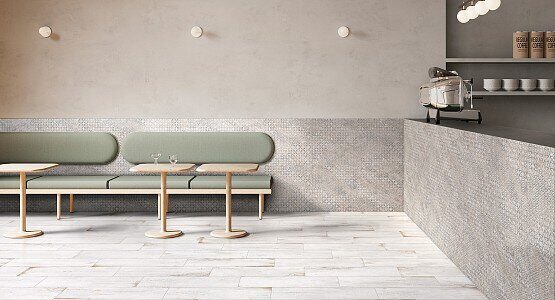 RusticWood белый R10A керамогранит матовый 20х80см Vitra