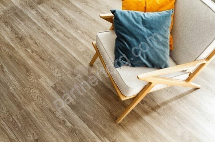 Секвойя Тёмная LVT замковая плитка ПВХ Alpine Floor ЕСО 6-12