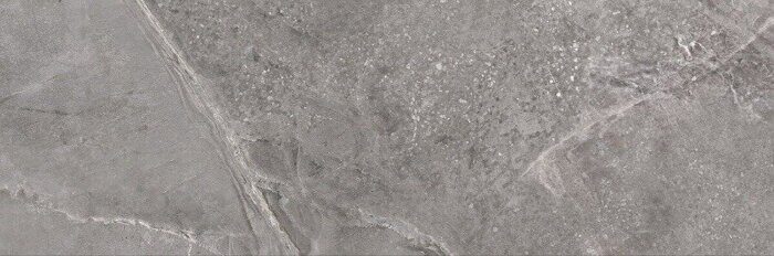 Kioto Dark Delacora настенная плитка серая глянцевая 30х90см