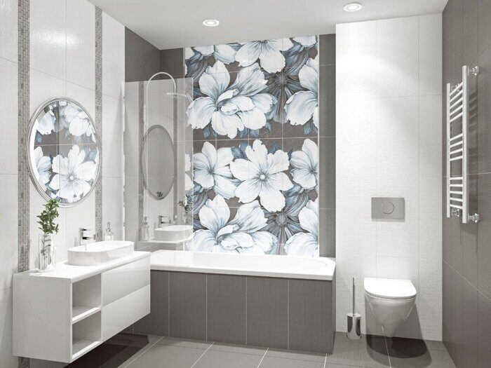 Devore Floris панно керамическое из 6 плиток 94,5х126см Azori