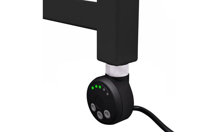 Bellario П7 LM68607EBL полотенцесушитель электрический 50х60см, черный Lemark