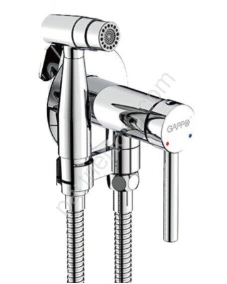 Gappo G7206 хром встраиваемый смеситель с гигиеническим душем