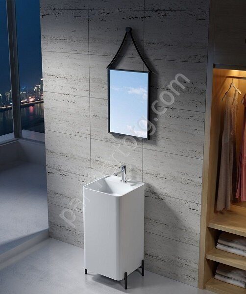 NSF-47420M раковина напольная искусственный камень, ширина 42 см