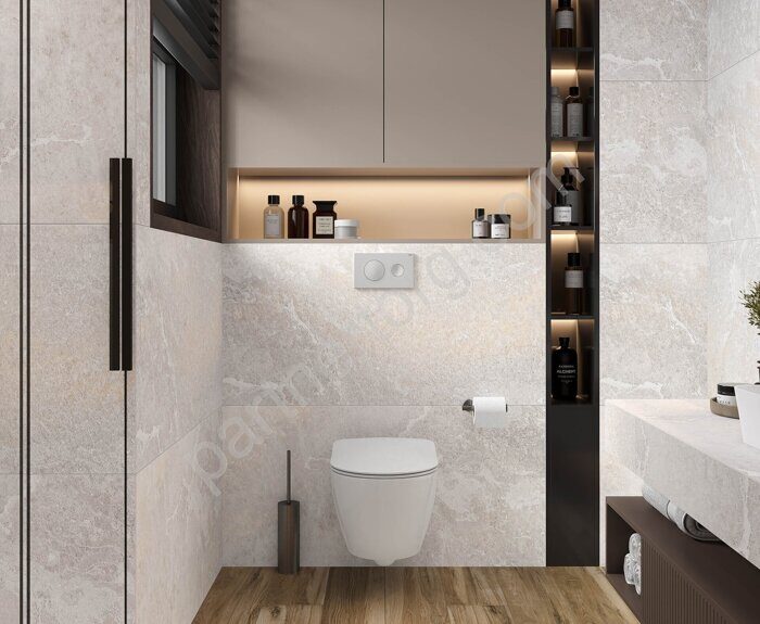 Blaze Silver сатинированный карвинг керамогранит 120х60см Laparet