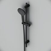 Душевой гарнитур: держатель, шланг, лейка чёрный F0180022 Like AM.PM