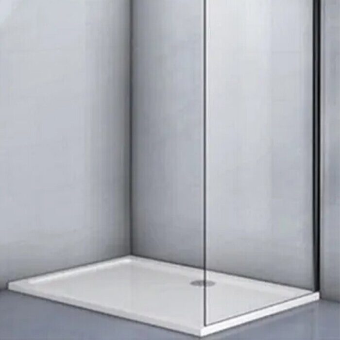 Veconi KP11B-100-01-C4 боковая панель 100х195 см, профиль черный, стекло прозрачное