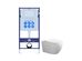 Set Aquatek София комплект рама INS-0000012 и унитаз AQ1801T-00