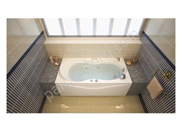 Grenada акриловая ванна Aquanet 180х90см