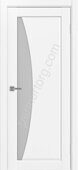 Сицилия 722.21 межкомнатная дверь белый снежный со стеклом мателюкс