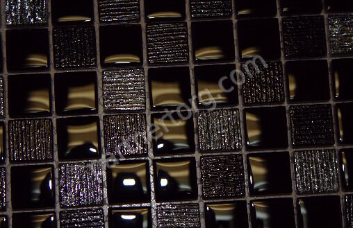 Vesta Black черная Orro Mosaic стеклянная мозаика