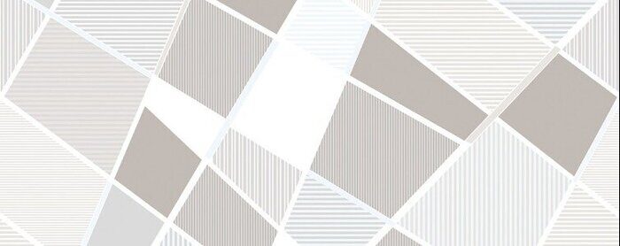 Sonnet Beige Geometria декор бежевый полуматовый 20х50см Azori