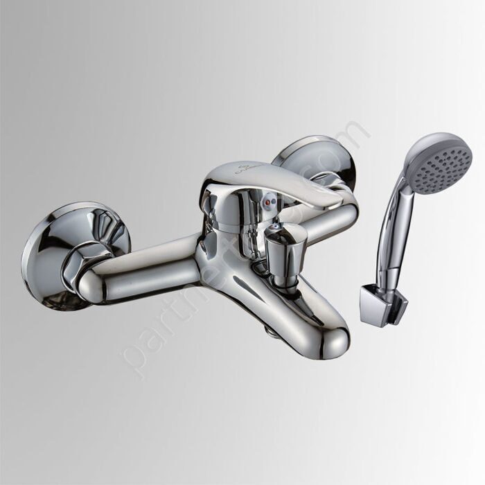 В 30 смеситель для ванны с литым изливом, одноручный Славен