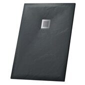 Grossman Strong GR-S280120Q душевой поддон каменный низкий 120х80см графит