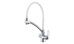 Comfort LM3070C-White, смеситель для кухни с гибким изливом, с подключением к фильтру питьевой воды, хром-белый Lemark