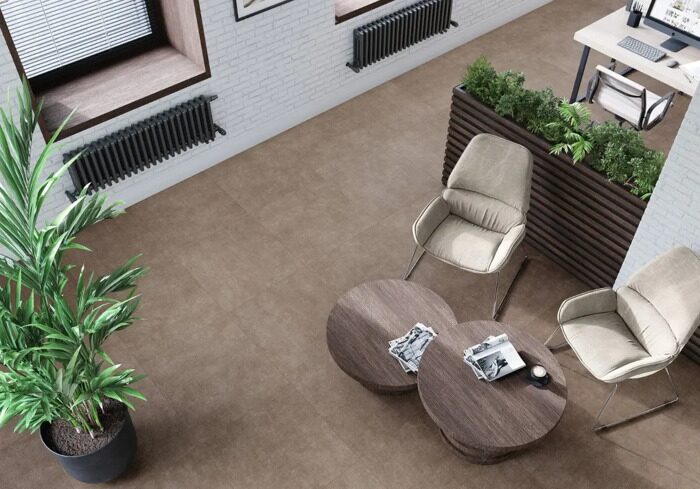 Berlin керамогранит коричневый матовый 60х60см Alma Ceramica GFU04BLN40R