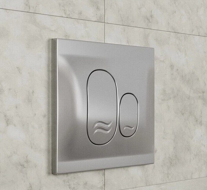 Клавиша смыва, хром матовый Grossman Galaxy 800.T1.01.110.110