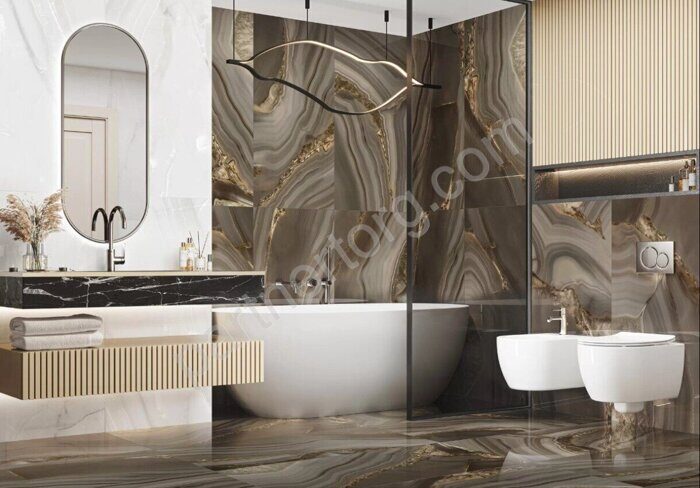 Wow Brown LCM керамогранит коричневый суперполированный 120х60см