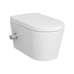 Безободковый подвесной унитаз VitrA Nest  (c функцией биде, встроенным смесителем, с бачком  VitrA Fresh для моющего средства),  дюропластовое сиденье микролифт