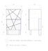 Geometry 500-0-2 тумба для ванной комнаты белая с умывальником Фостер 50