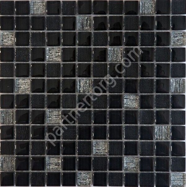 Vesta Black черная Orro Mosaic стеклянная мозаика