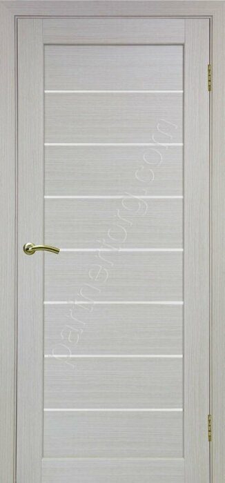 Парма 408.12 межкомнатная дверь дуб беленый FL со стеклом на выбор