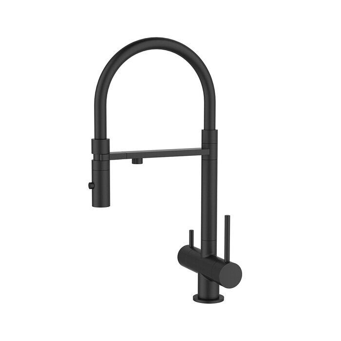 Ace Iddis смеситель для кухни черный ACEBLFFi05