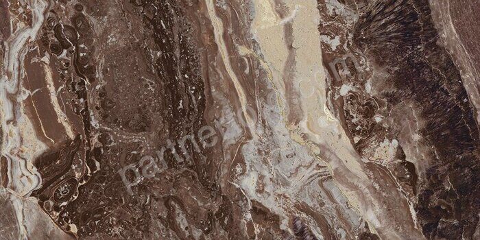 Atlas Dark настенная плитка коричневая глянцевая 31х63см Azori