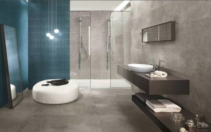 Drift Light Grey Ret60х120см керамогранит серый матовый Atlas Concorde