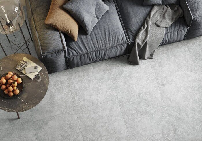 Blues Dark New Trend керамогранит серый лаппатированный 60х60см