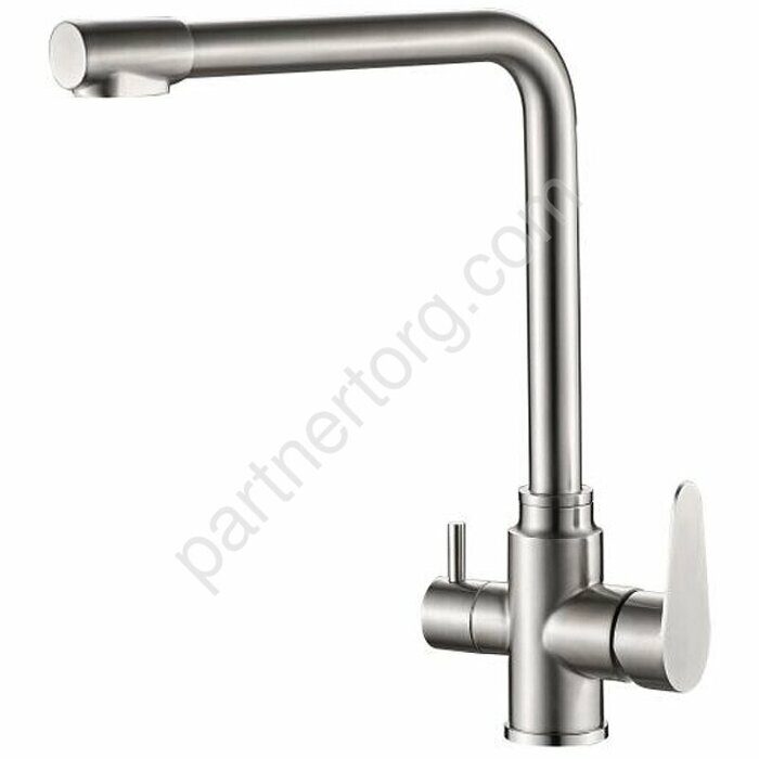 HB76802 Haiba смеситель для кухни с фильтром для воды сталь