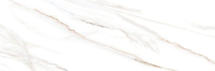 Canyon Carrara Delacora настенная плитка белая глянцевая 24,6х74см