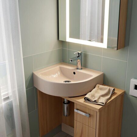 Угловая раковина изображение