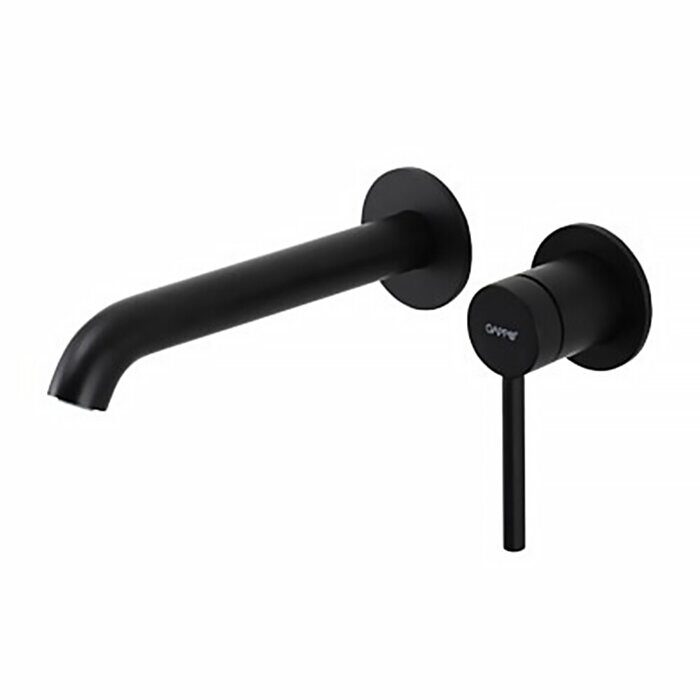 Gappo G1206-6 смеситель для раковины встраиваемый, чёрный