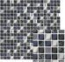 Дефиле Неро мозаика черно-белая 30х30см Azori