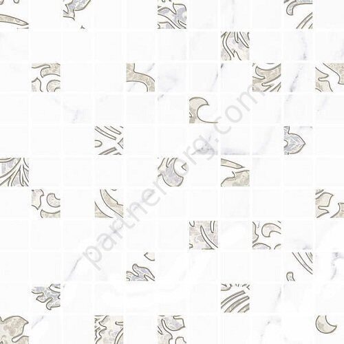 Ilana мозаика белая глянцевая 30х30см Alma Ceramica MWU30ILN04R