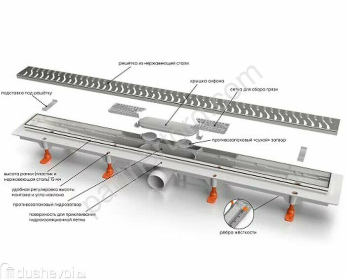 Harmony Satin 650 V650HS душевой лоток Veconi