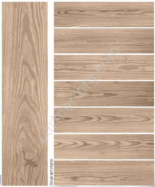 Italo бежевый матовый керамогранит 14,7x59,4см Laparet