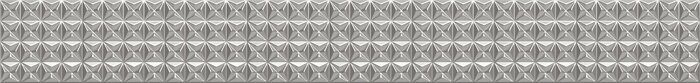 Pandora Grey Geometry бордюр серый матовый рельеф 7,5х63см Azori