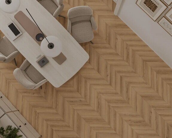 Solare 1011-2 замковый кварц-виниловый SPC ламинат Art Chevron Alpine Floor