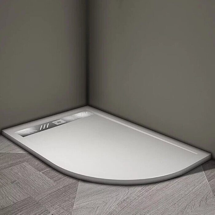 Veconi Z06L-12090A-01-19C3 душевой поддон асимметричный 120х90х3 см, искусственный камень