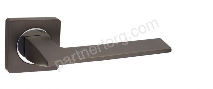 Ручка дверная AL 531-02 MBN, матовый черный никель INAL 531-02 MBN