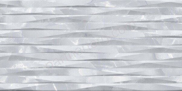 Grigio настенная плитка серая глянцевая рельеф декофон 25х50  Alma Ceramica TWU09GRG717