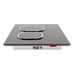 Vega CS220BLG+С клавиша смывная для инсталляции, черный+хром, квадрат