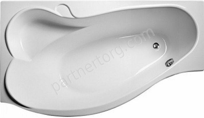 Грация ванна акриловая асимметричная 150х90 см MarkaOne