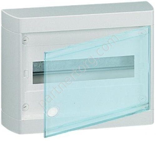 Шкаф Nedbox Legrand навесной 1х12 модулей с прозрачной дверью