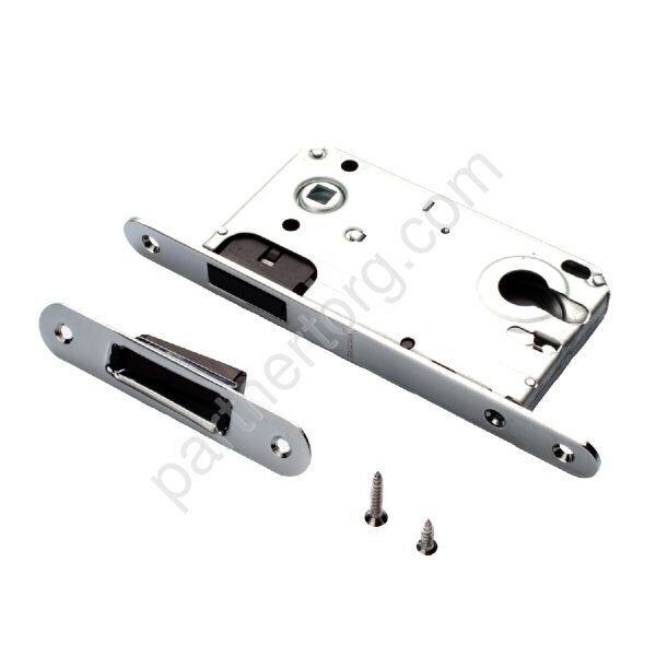 Замок магнитный Paloma под цилиндр, хром блестящий