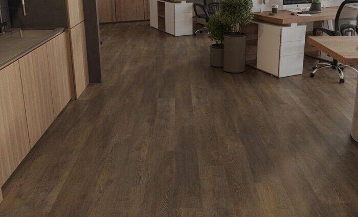 Дуб Гоен Easy Line LVT клеевая  ПВХ плитка Alpine Floor ЕСО 3-45