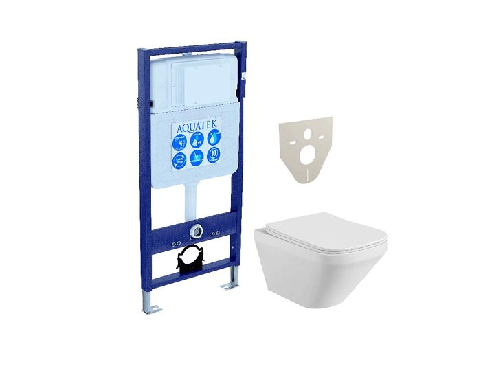 Set Aquatek Лира комплект рама INS-0000012 и унитаз AQ1155-00