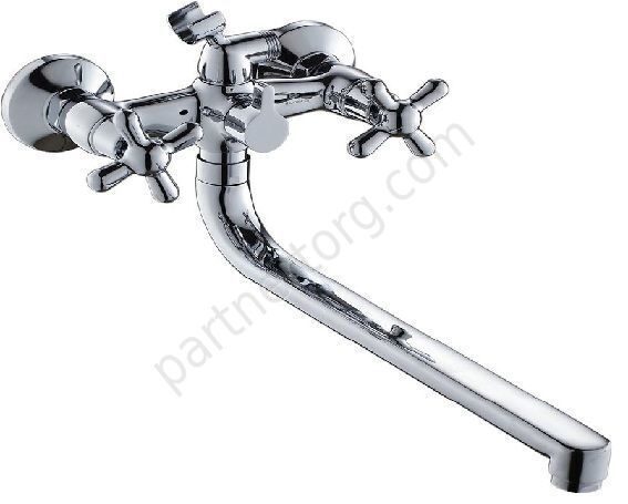 Retro смеситель для ванной с литым изливом Gross Aqua 7016083С-G0229